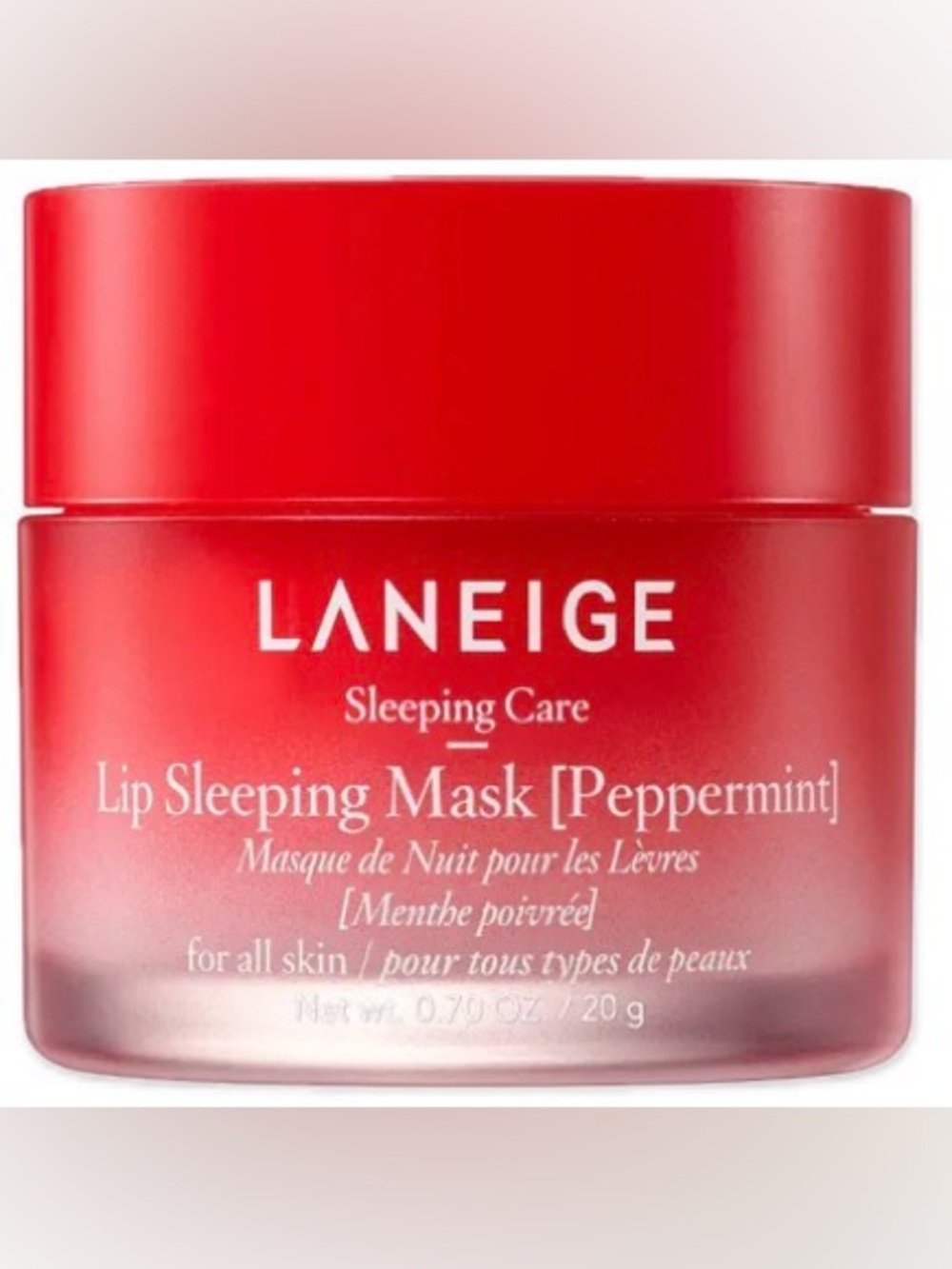LANEIGE Lip Sleeping Mask - (Peppermint) New No Box